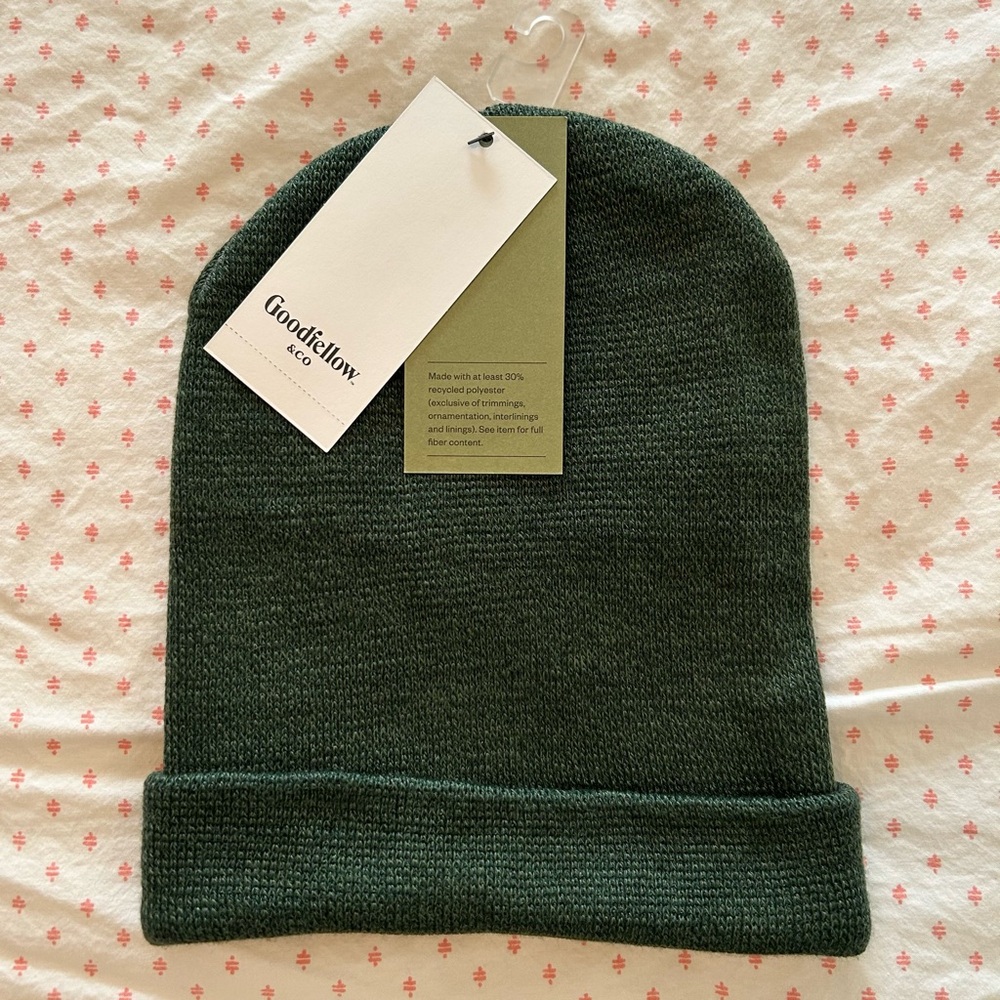 NWT Green Beanie